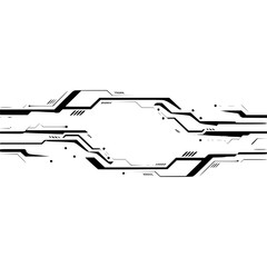 Futuristic Circuit Board Design: Technology Background