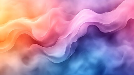 Obraz premium abstract background with a soft wave of colored liquid
