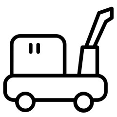 Delivery Transport Truck Line Icon