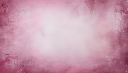 Obraz premium Old soft pink paper parchment background design with distressed vintage stains and ink spatter and white faded shabby center elegant antique dusty rose or mauve color