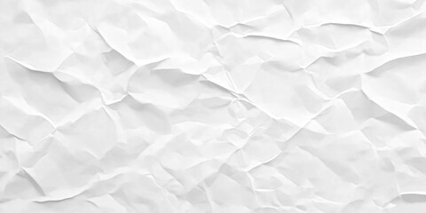 Naklejka premium The texture of white paper is crumpled. Background for various purposes.