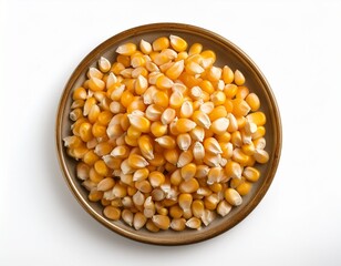  grain corn isolated on white background