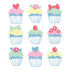 カップケーキ、capcake