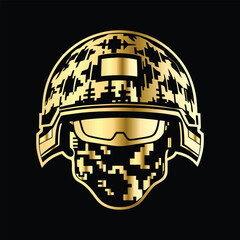 Army Logo Badge Pack – Military Special Forces, Artillery, Snipers & Infantry Patrol Units Emblems with Heavy Weapons, Rifles, Machine Guns & Rocket Launchers in Tactical Style
