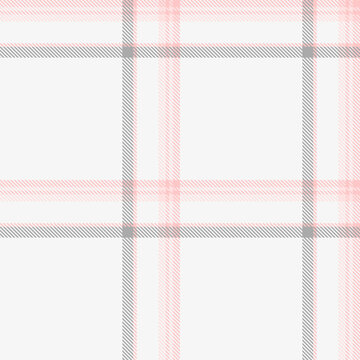 Delicate pink and gray plaid pattern.  Perfect for textile design, fashion, home decor, and website backgrounds.  Subtle texture adds visual interest.