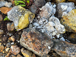 mountain rock stone sharped textured surface natural object