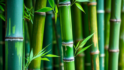 Obraz premium bamboo forest background