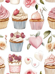 set of cupcakes