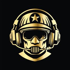 Army Logo Emblem Set – Tactical Combat Badges Featuring Artillery Units, Snipers, Infantry Patrols & Military Specialists with Machine Gun, Rocket Launcher & Service Rifle Designs.