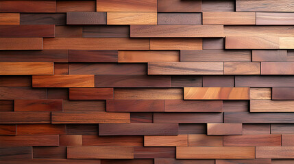 Obraz premium Abstract Wood Wall Design