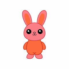 cartoon characters Bunny isolated on white background