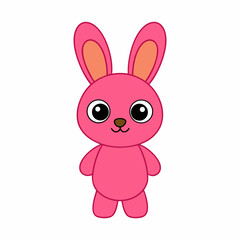 cartoon characters Bunny isolated on white background