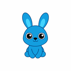 Obraz premium cartoon characters Bunny isolated on white background