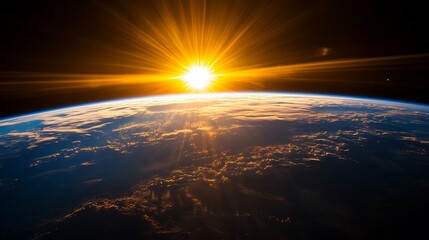 Earthrise: A Majestic Sunrise from Space