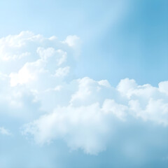 blue sky and clouds
