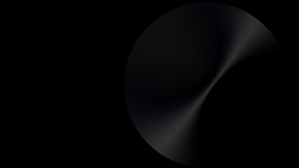 Mroczne tło z widocznym zarysem koła po prawej stronie
