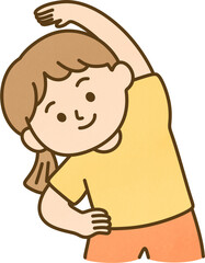 Obraz premium 스트레칭