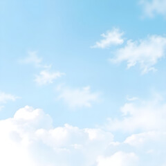 blue sky with white clouds