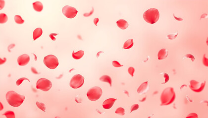 pink water drops on a white background