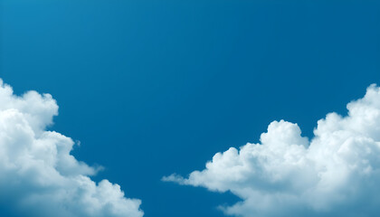 clouds in the blue sky