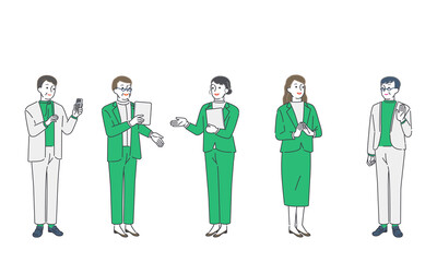 ミドルからシニアまでビジネス現場で活躍する女性の日常風景