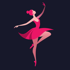 dancing girl in red