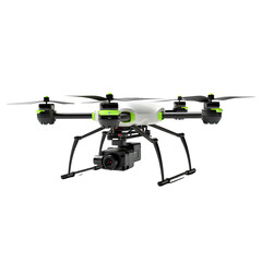 Lightweight Agricultural Drone on transparent background