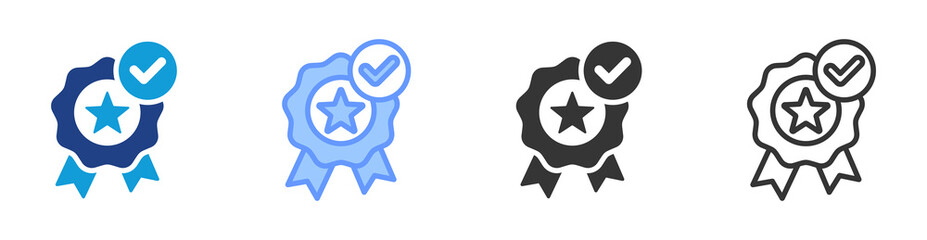 Best Practices icon set multiple style collection