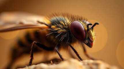 Close-up of a vibrant, detailed insect on a natural background.