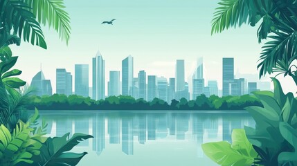 Tropical paradise meets modern metropolis.
