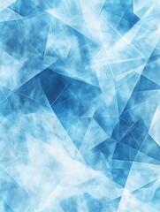 Abstract blue background with triangles