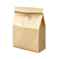 Cartoon Brown Paper Bag on transparent background