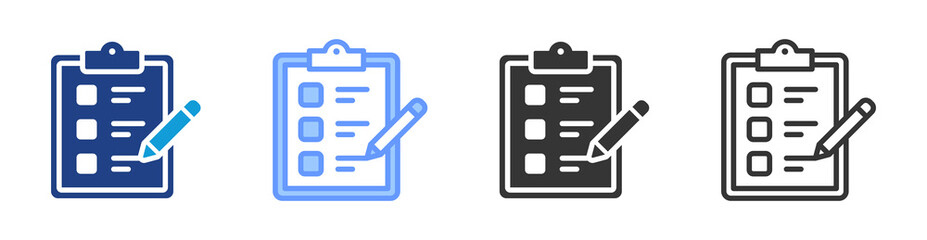 Preparedness icon set multiple style collection © Uniconlabs