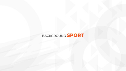 Abstract white geometric composition, speed technology futuristic sport design background vector illustration.