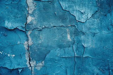 Fototapeta premium Blue Mortar Background Texture,Blue Wall,Crack Mortar,Crack Wall Background,Concrete Texture
