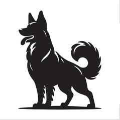 hot dog black vector and silhouette