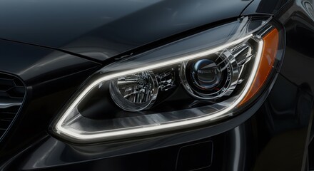 Fototapeta premium headlight of a car