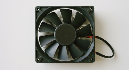 electric fan isolated on white background