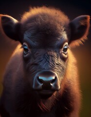 Fototapeta premium Niedlicher Bison