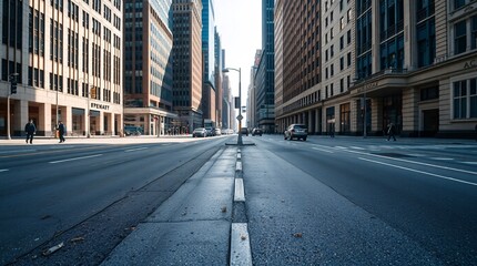 Fototapeta premium city street