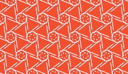 New elegant background with curved line in triangular style. Vector. Light coral shade. Smart business design