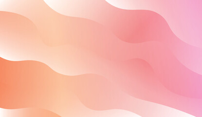 Template Background With Wave Geometric Shape. For Design, Presentation, Business. Vector Illustration with Color Gradient.