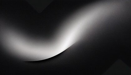 Abstract grayscale image featuring a dynamic wave of light particles against a dark background. The particles transition from dense white to sparse, creating a sense of movement and energy. The