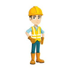 Construction Worker Man