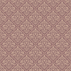 Elegant Damask Seamless Pattern. Vector design for Wallpaper, Fabric, Branding, Packaging, Invitations, Wedding, Home Decor Design