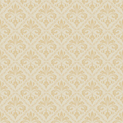 Elegant Damask Seamless Pattern for Wallpaper, Fabric, Branding, Packaging, Invitations, Wedding, Home Decor Design