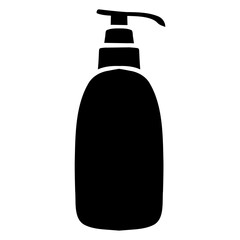 plastic bottle of liquid soap