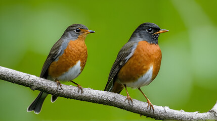 Fototapeta premium _DSC2007_American Robin, Texas USA