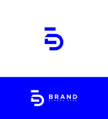 Modern ED, DE Letter Logo Design, Brand Identity, Minimalist