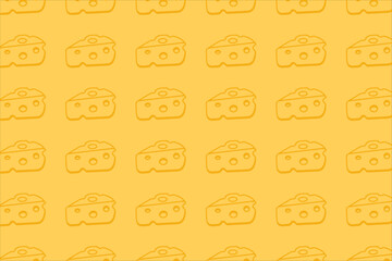 Cheese doodle pattern background. Seamless Pattern of a Cheese. Cheese pattern background set. Seamless pattern of cheese doodle illustration background.
